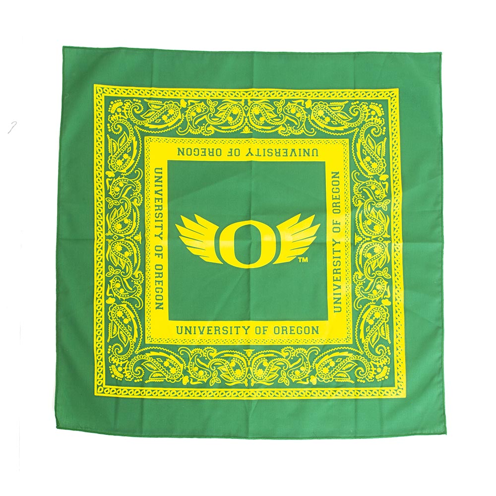 University of Oregon, Neil, Green, Headbands, Accessories, Unisex, Bandana, 708589